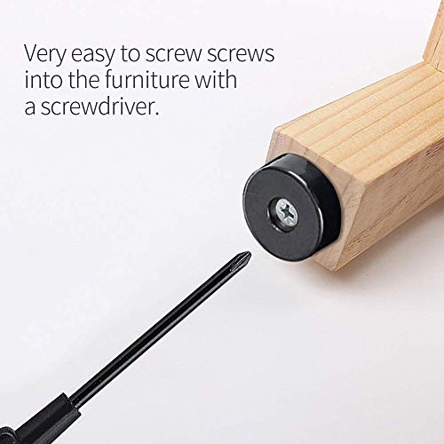 Rubber Screw In Chair Leg Floor Protectors, 36 Pack Loufimidon Screw In Rubber Stopper With Screwdriver, Furniture Sliders Nail On Rubber Feet For Protecting (Look For Our Store Cz3C) #TOP1