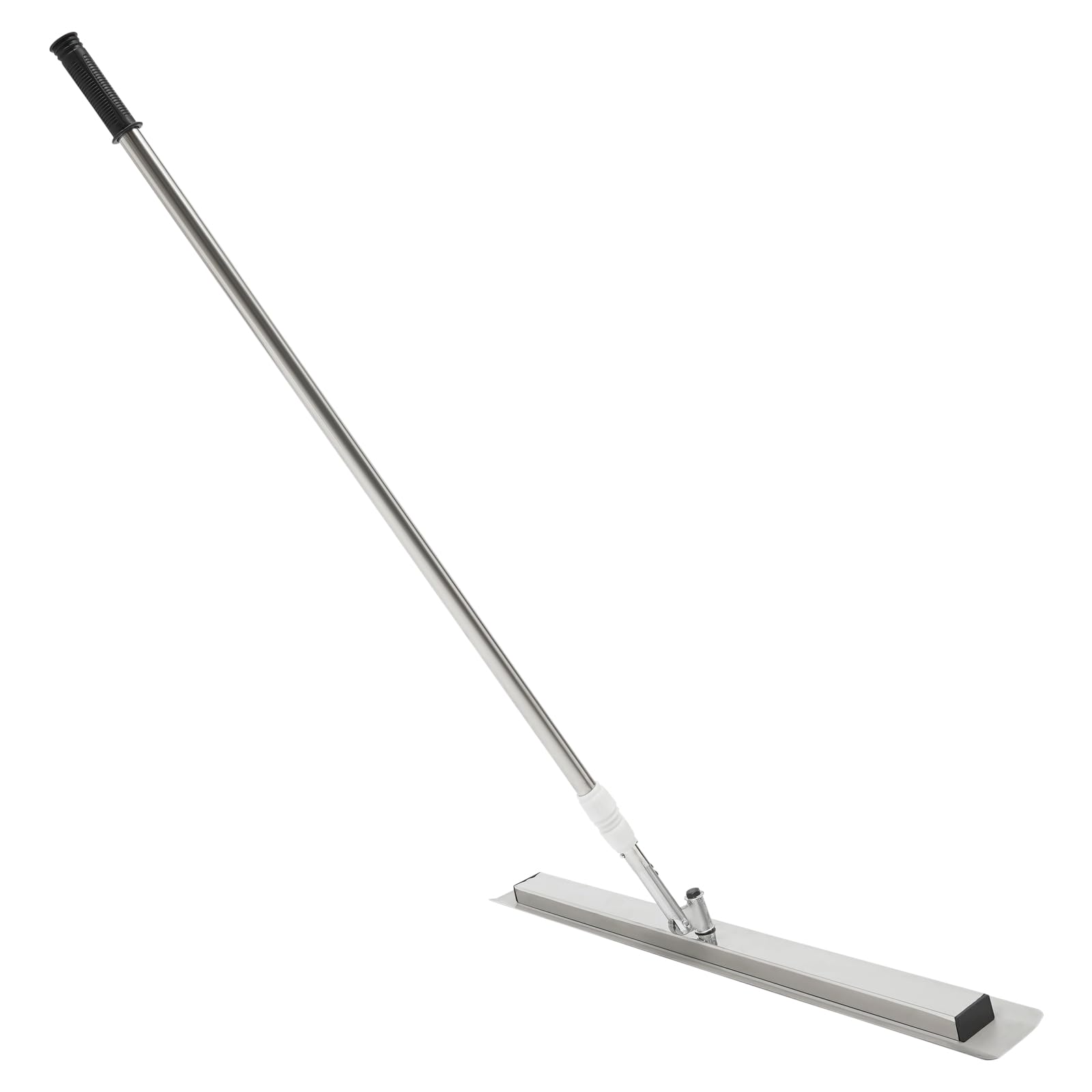 banborba 80 x 10cm Bull Float Concrete Float, Stainless Steel Concrete Trowel Tools with 120-200cm Adjustable Telescopic Pole and 360° Rotation Connecting Join, Rust and Corrosion Resistant