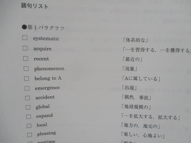 河合塾 テキスト 英文法・語法完全攻略テスト 成川博康先生 鉄緑会