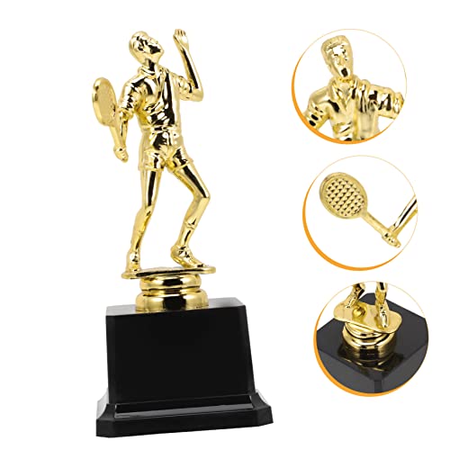 Sosoport Troféus De Plástico Mini Troféu Troféu De Futebol Para Crianças Modelo De Troféu De Jardim