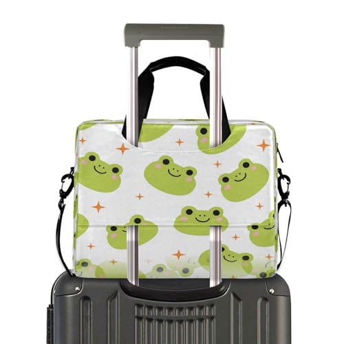 Bolso para laptop con diseño de rana divertido para trabajo miniatura 4
