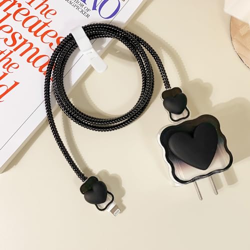 Funda de carga para iPhone 18W/20W Lovmooful con protector de cable 3D contra caídas 6