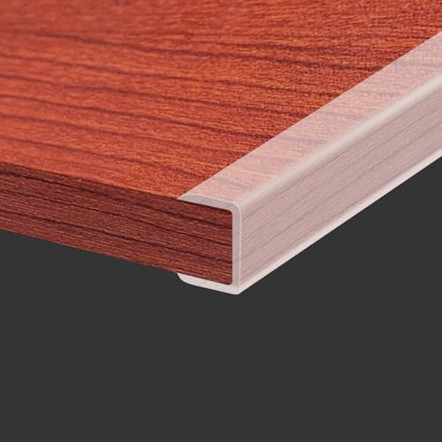 Image of Rubber Edge Trim, 1 /2 Inch(12mm) Flexible Edge Protector for Wood, Flywood, Glass and Metal, U Shaped Self-Adhesive Peel and Stick Guard for Baby Safety, Clear Color, 10Ft