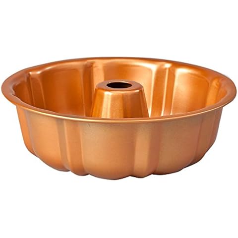 Miles Kimball Copper 10" Fluted Cake Pan Cover