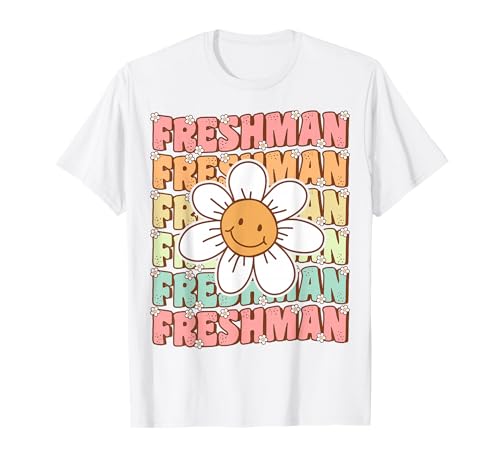Groovy Freshman Cute 9th Grade First Day of High School T-Shirt