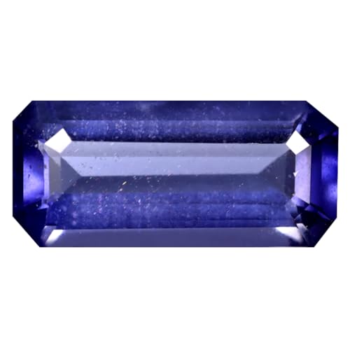 Iolite brute certifiée naturelle 2.23 ct octogone sans traitement