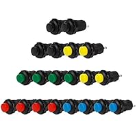 Amazon | Andux Space オルタネイト 押しボタンスイッチ ON/OFF