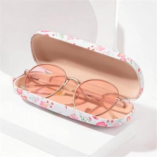 Étui à lunettes fleurs rigide avec protection contre la pression - 2