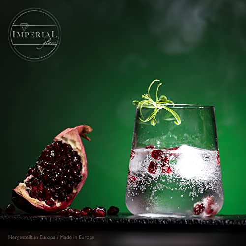Verres en verre 370 ml Imperial set de 12 anti-renversement