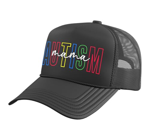 Gorra Trucker Autism Mama Proud para Mamá con Ajuste Malla miniatura 1