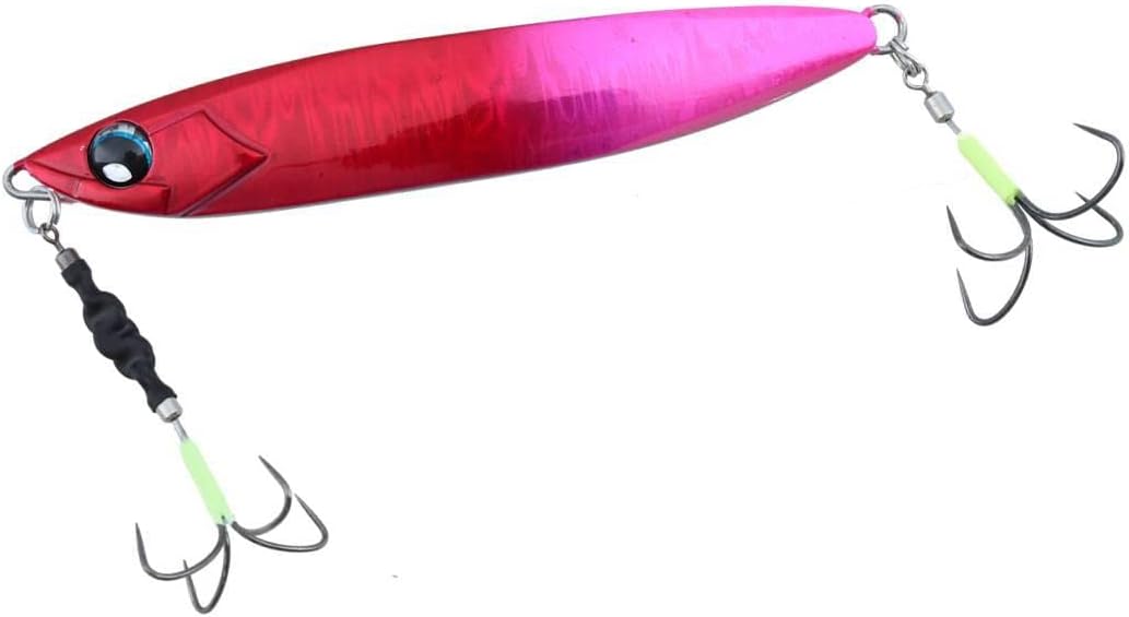 DAIWA Basic-H Lure/Flatfish/All Purpose Lure, Kagami Fang Jig, Includes Hooks, 2.8-5.3 oz (80-160 g), Various