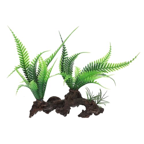 BESPORTBLE Aquarium Plastic Plants Simulated Water Grass for Fish Tank Decorations Artificial Reptile Plant Lifelike Aquarium Decor Ideal for Freshwater Tanks