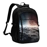 Capacità e stoccaggio: offre ampio spazio di archiviazione con dodici tasche, tra cui uno scomparto principale per libri, documenti o vestiti, uno scomparto separato per laptop da 16 pollici e tasche in rete su entrambi i lati per bottiglie d'acqua o ombrelli