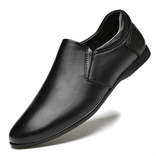 Zapatos cómodos de hombre con cuero flexible para evitar el cansancio 3