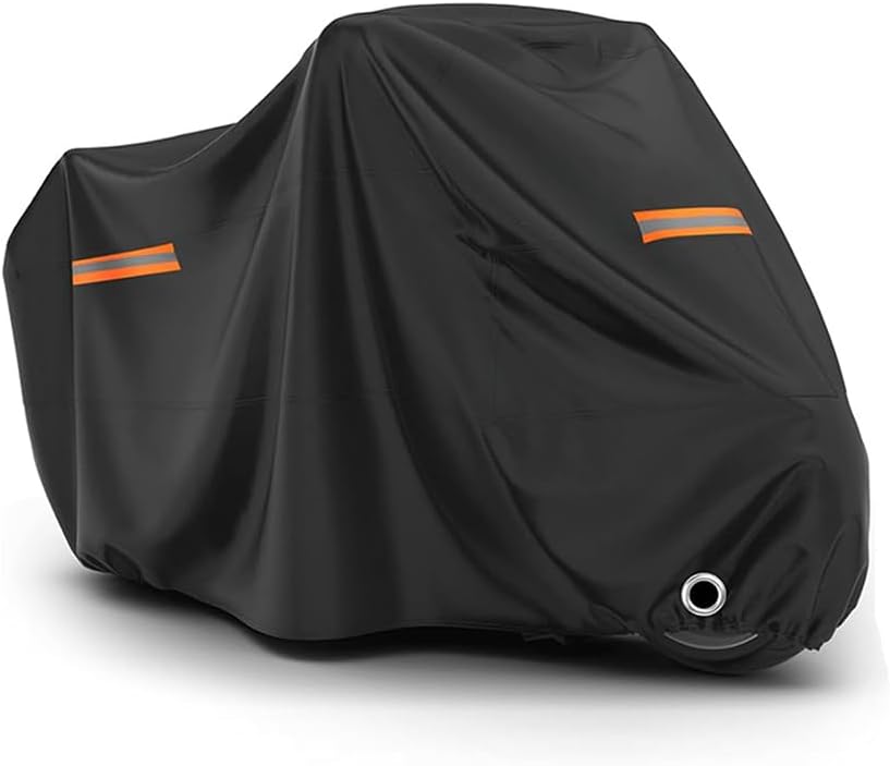 Motorcycle Covers for Harley Davidson Heritage Softail 1987-2017,Tailored Vehicle Covers Outdoor Motorcycle Protective Cover Durable Exterior Accessories,A