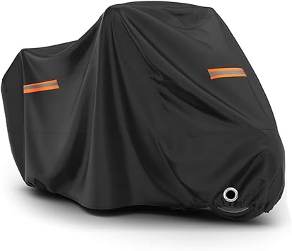 Motorcycle Covers for Harley Davidson Heritage Softail 1987-2017,Tailored Vehicle Covers Outdoor Motorcycle Protective Cover Durable Exterior Accessories,A