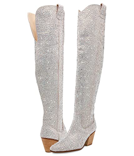 Betsey Johnson Rodeo Rhinestone 5.5 M