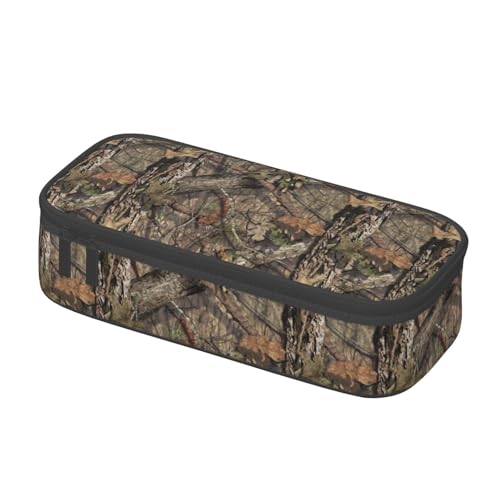 Image of Camo Camouflage Hunting Forest Pencil Case Big Capacity Storage Pencil Pouch Stationery Bags With Zipper Portable Pen Holder Box Organizer For Boys Student College School Office Supplies