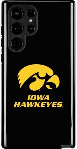 Skinit Impact Phone Case Compatible with Galaxy S25 Ultra - Officially Licensed University of Iowa Hawkeyes Distressed Logo Design