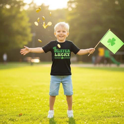 Image of Kids St. Patrick's Day Shirt Boys and Girls Green T-Shirt Clothing 4-12 Years