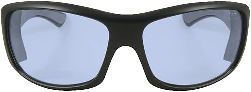 Miniatura 2 de BOMBER Butter Bomb BT107 - Lentes de seguridad, lentes azul claro con marco negro mate para hombres, anteojos de seguridad no polarizados, ajuste