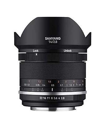 Samyang MK2 14mm F2.8 Weatherproof Ultra-Wide Angle Lens with Built-in AE Chip (MK14AE-N)