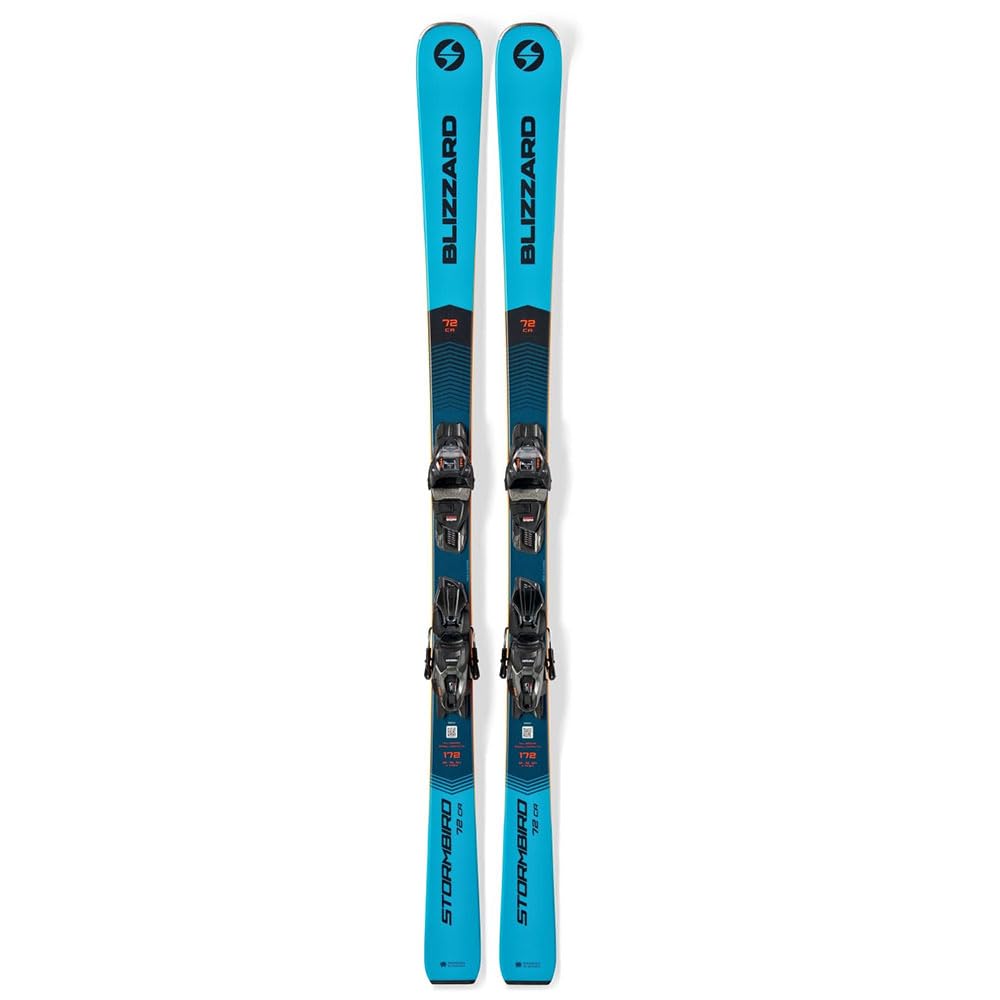 Blizzard - Pack De Skis Stormbird 72 Ca + Fixations Tpc11 Demo Bleu Homme - Homme - Taille 154 - Bleu