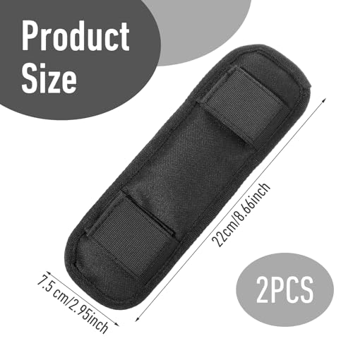 2 pcs Soft Shoulder Strap Pad Removable Backpack Strap Pads Breathable Fastener Cushions for Bag Backpack Satchel2
