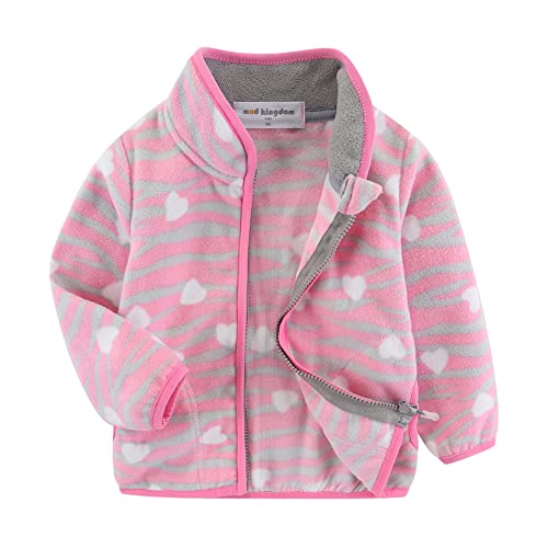 Image of Mud Kingdom Unisex Kids Fleece Jacket Printing Zip Up
