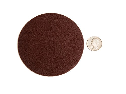 Image of Playfully Ever After 4 Inch Brown 16pc Stiff Felt Circles