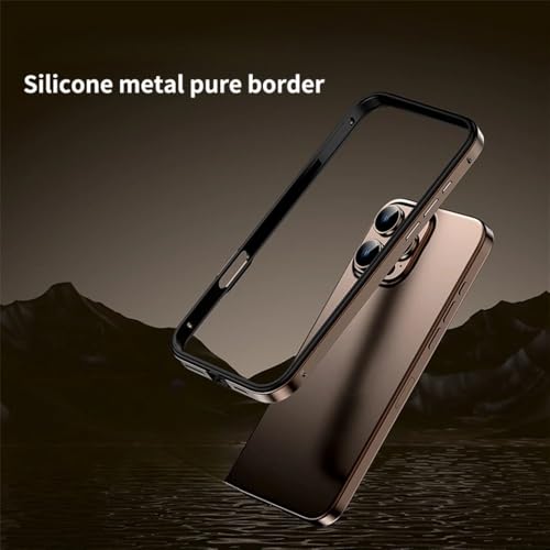 Coque en titane bleu premium antichoc pour iPhone 17 et 16 Pro Max - 3