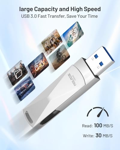 Clé USB C 128 Go double port compatible iPhone 15, smartphone Android et PC portable - 3