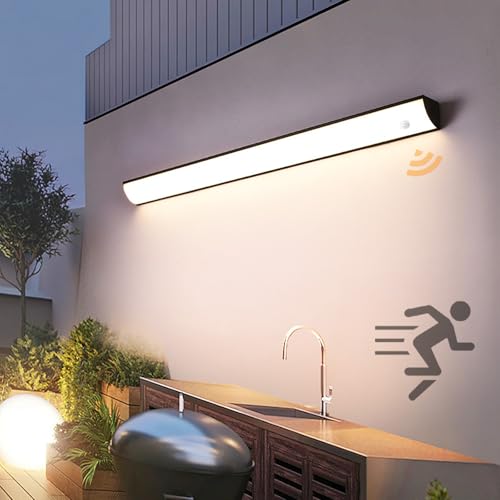 Applique Murale avec Detecteur LED pour Sublimer Votre Jardin Noir