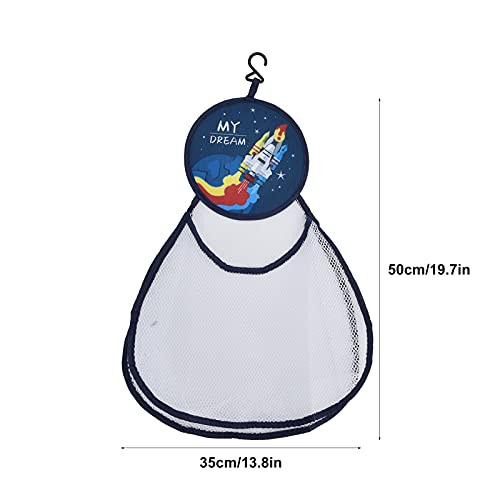 Bolsa de Brinquedos de Banho Pendurada, Bolsa Organizadora de Banho Segura e Fofa Respirável para Ar