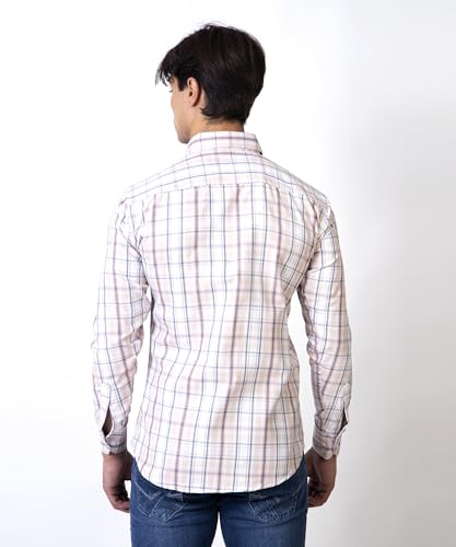 Image of TrapNation Men's Checkered Regular Fit Shirt