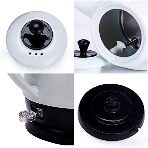Tetera Eléctrica Cerámica 1.0L Blanco miniatura 6