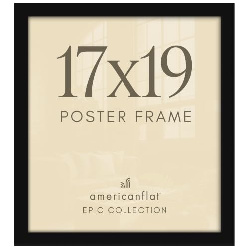 Image of Americanflat 17x19 Poster Frame - Engineered Wood - Black