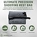 Double Tap IND. H-Channel Shooting Bag Rest - Precision Firearm Support - Non-Slip & Water-Resistant - Adjustable Shooting Rest for Accuracy - Durable & Portable Rifle Rest Bag - Unfilled