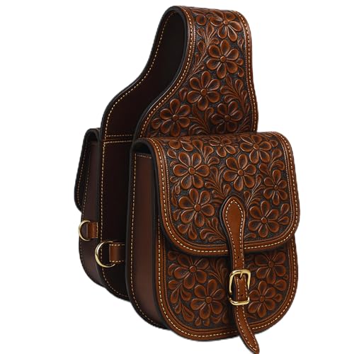Alice International Premium Reitsatteltasche – stilvoll und funktional, organisieren Sie Ihre Ausrüstung mit Stil, Pferde-Satteltasche, geschnitzt, Ausrüstungsgröße: 25,4 cm L x 25,4 cm B x 8,9 cm T