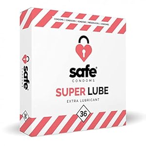 SAFE – Condooms met extra glijmiddel – Superlube – 36 stuks