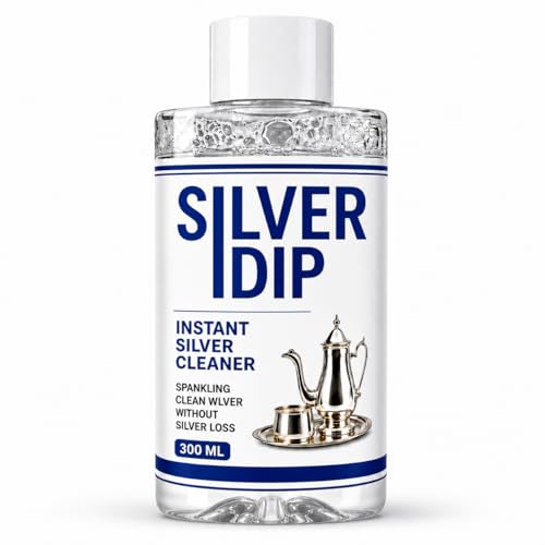 Taulix Silver Dip Cleaner Liquid 300 ml | Sparkling Clean Without Silver Loss | Instant Silver Cleaning Solution & Polish | for Jewellery, Pooja & Home Use Pack Of 1