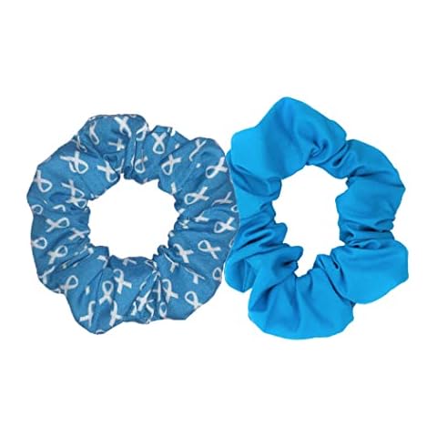 Prostate Cancer, Thyroid Disease, & Scleroderma Awareness Blue Scrunchies Cover