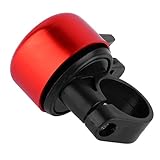 Sonido agradable y fuerte Sunnyflowk Rojo Metal + Plástico Anillo de Metal de Seguridad Campana del Manillar Niza Sonido Fuerte para Bicicleta Ciclismo Bicicleta Campana (Rojo)