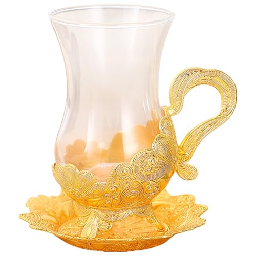 SOLUSTRE ���[���b�p�X�^�C���@�ׂȃe�B�[�J�b�v�ƃ\�[�T�[�Z�b�g �����K���X���G�X�v���b�\�J�b�v 100ml �A�t�^�k�[���e�B�[��z�[���p�[�e