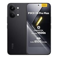 XIAOMI Poco X8 Pro Max Smartphone 12GB+512GB, Dimensity 9500s Prozessor, 8500mAh Akku, Ultra-helles AMOLED-Display, 50MP Light Fusion 600 Hauptkamera mit OIS, Schwarz, 3 Jahre Garantie