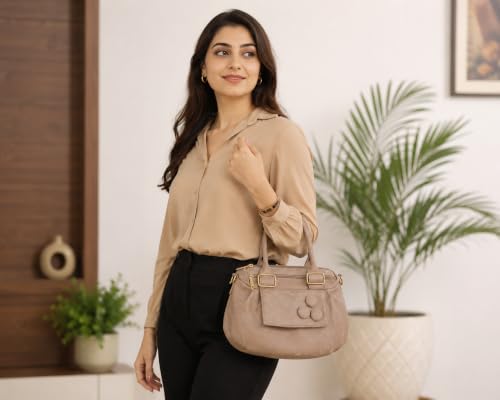 Image of Elegant Women's Handbag | Premium PU Leather Shoulder Bag with Zipper Closure | Stylish Top Handle Purse for Daily Use & Party