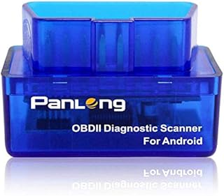 Panlong Bluetooth OBD2 OBDII Car Diagnostic Scanner Code Reader Check Engine Light for Android - Compatible with Torque Pro