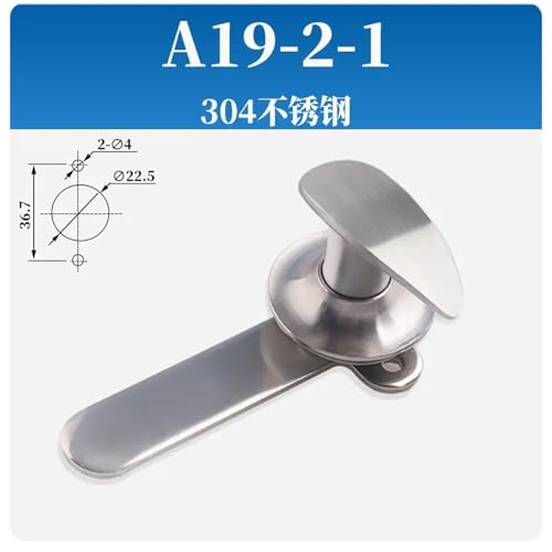 Poignée de fermeture A19-2-1 SUS304 en alliage de zinc pour coffret électrique