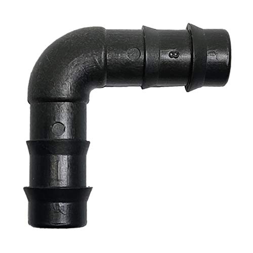 Riegopro Lot de 10 coudes goutte à goutte Noir 16 mm Cover