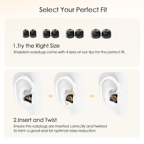 Image of Adjustable High Fidelity Concert Ear Plugs, Hearing Protection | 3 Noise Reduction Modes, Reusable Earplugs for Concerts, Rave, Sporting Events, Musicians, etc., 4 Ear Tip Sizes (XS /S /M /L)